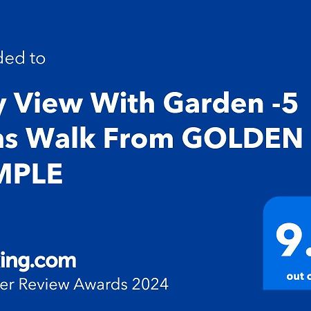 City View With Garden -5 Mins Walk From Golden Temple อัมริตสา ภายนอก รูปภาพ